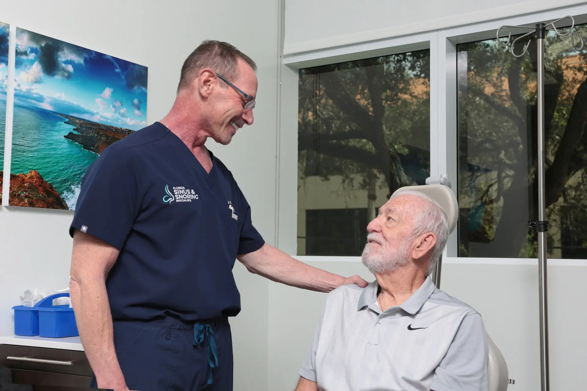 Dr. Lee M. Mandel with the Florida Sinus & Snoring Specialists team
